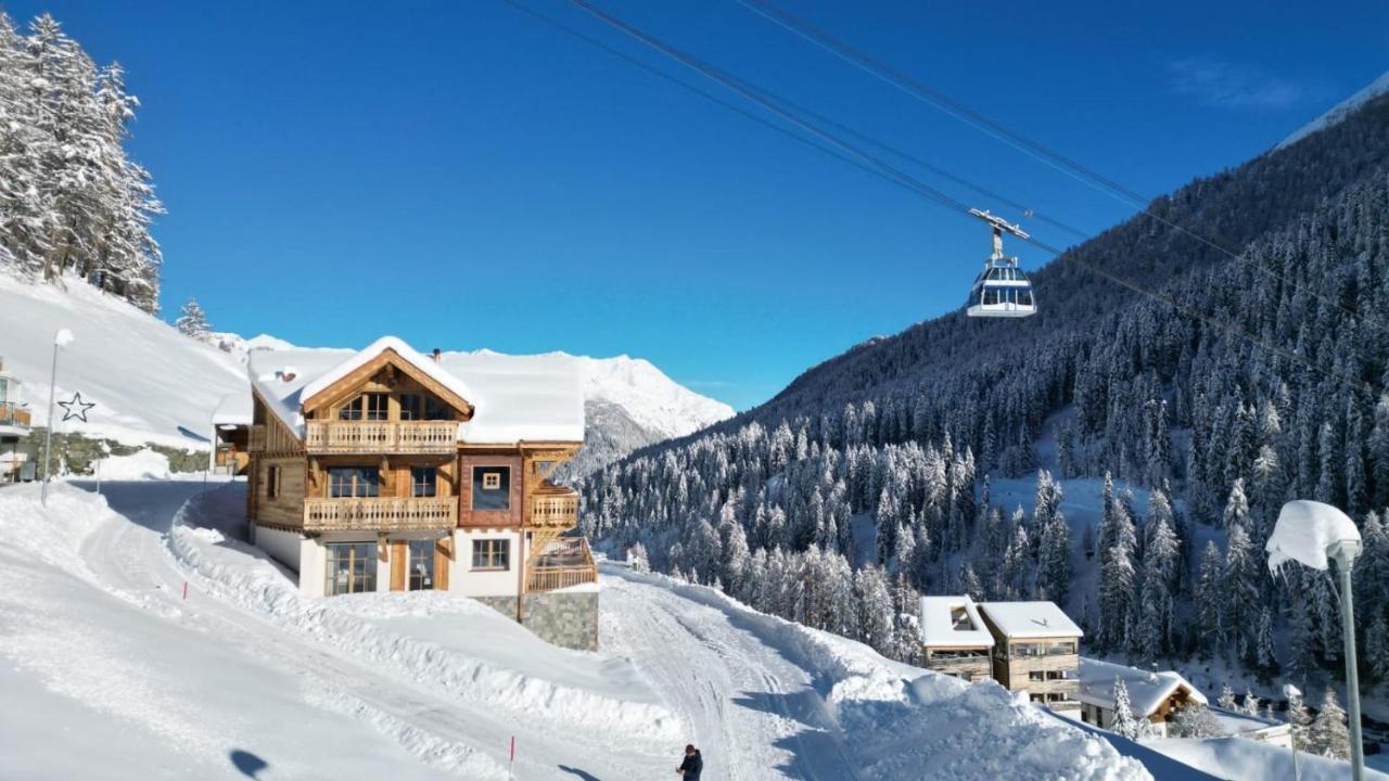 Samnaun, Chaletdmot Bagian luar foto