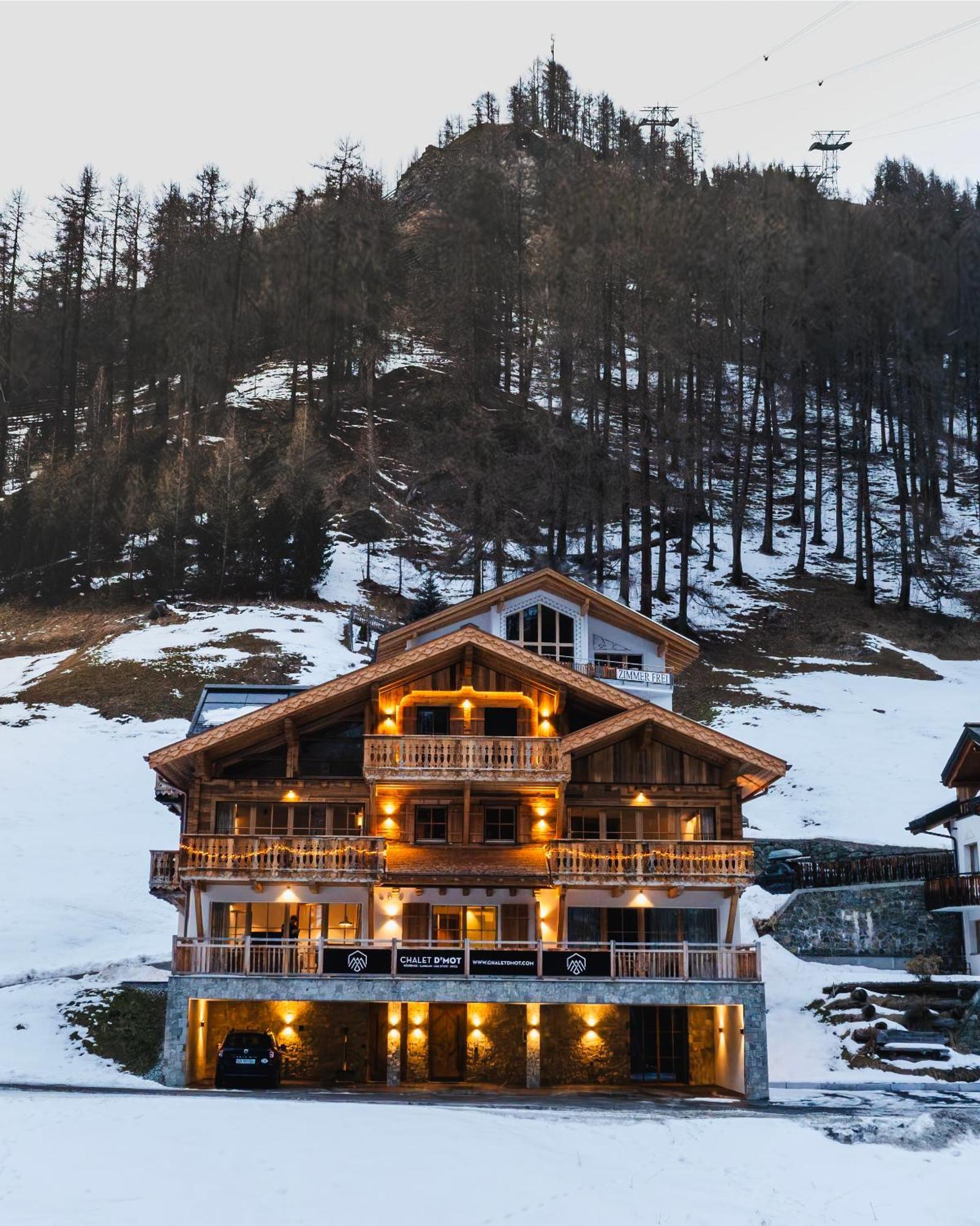 Samnaun, Chaletdmot Bagian luar foto
